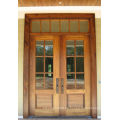Rustic Doppelglas Eingang Holztüren, Eingang Holztüren